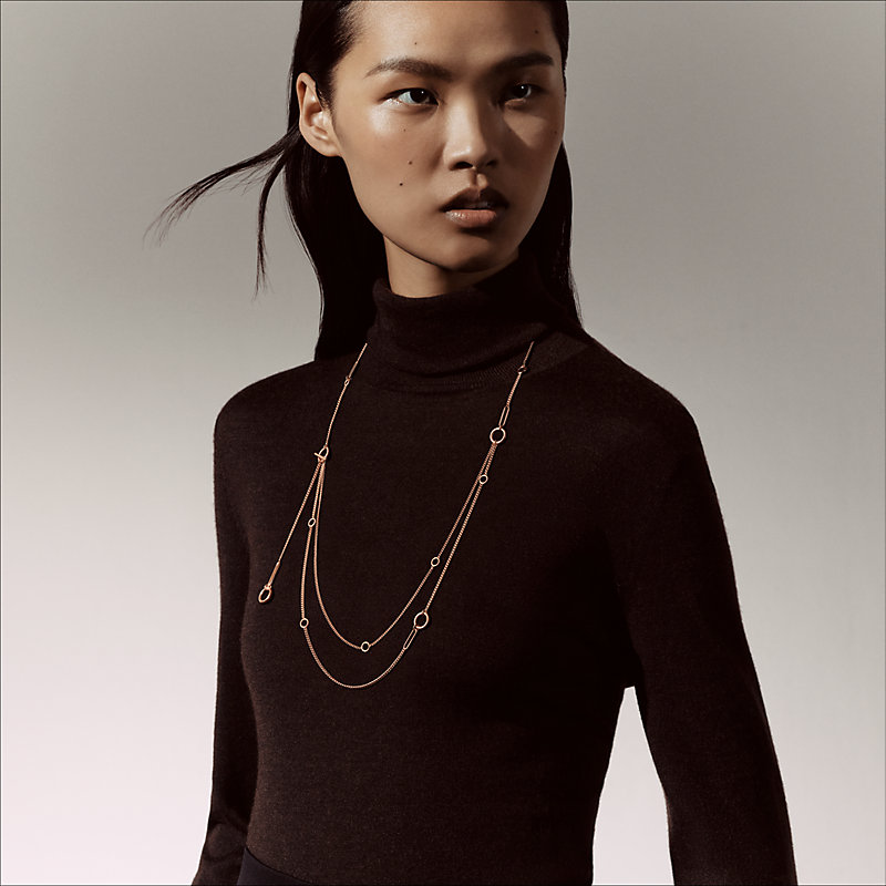 Hermes toggle online necklace